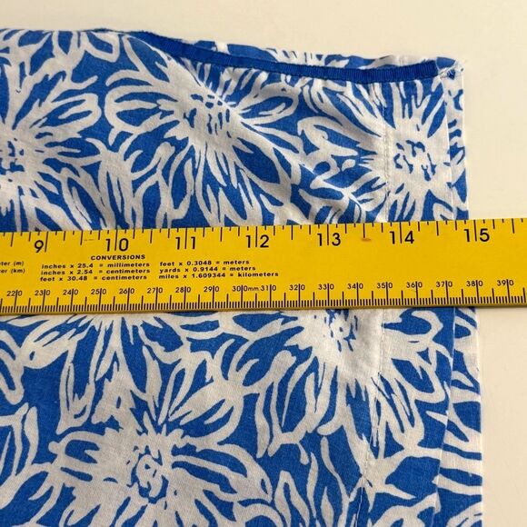 Golftini Blue White Floral Golf Skort 6 - Picture 7 of 8